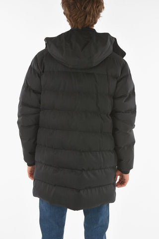 ZZEGNA padded jacket with removable hood
