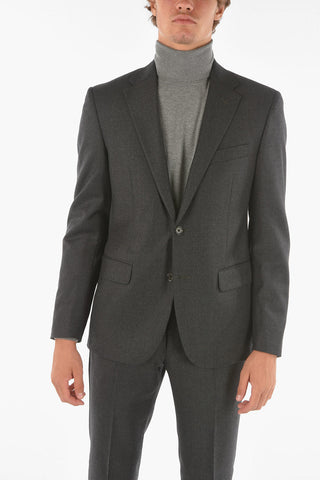 CC COLLECTION Virgin Wool Blend REWARD Suit with Notch Lapel