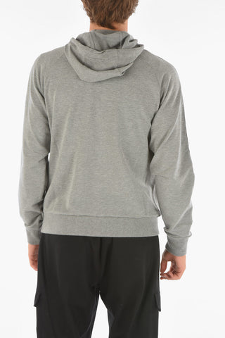 ZZEGNA Contrasting Side Band Hoodie
