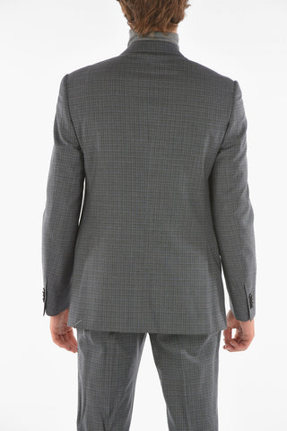 Graph Checkered ACADEMY Suit with Notch Lapel