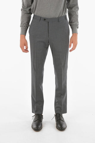 Graph Checkered ACADEMY Suit with Notch Lapel