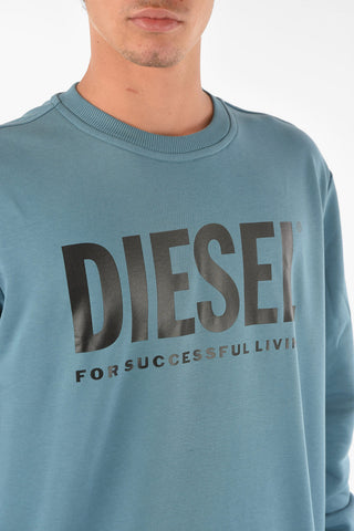 UPCYCLING Crew Neck S-GIRK Printed Logo Sweatshirt