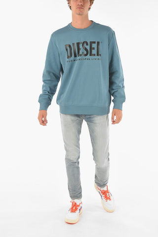 UPCYCLING Crew Neck S-GIRK Printed Logo Sweatshirt