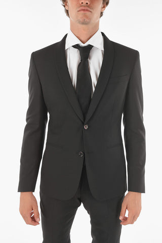 CC COLLECTION virgin wool side vents shawl lapel CERIM.RESET 2-button suit
