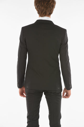 CC COLLECTION virgin wool side vents shawl lapel CERIM.RESET 2-button suit