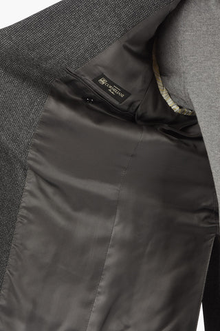 Minicheckered Virgin Wool ACADEMY Suit with Notch Lapel