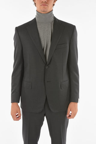 Virgin Wool MANTUA Suit with Notch Lapel