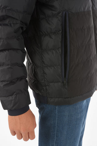 ZZEGNA padded jacket with removable hood