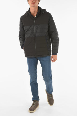 ZZEGNA padded jacket with removable hood