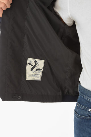 ZZEGNA padded jacket with removable hood