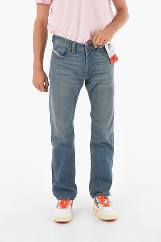 Straight Jeans LARKEE-X with Visible Stitching 21cm L32