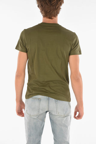 T-Shirt Slim Fit T-DIEGO con Logo Frontale