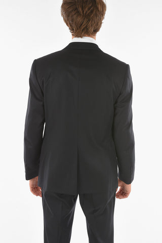 center vent notch lapel CERIM.ACADEMY 3 piece waistcoat suit