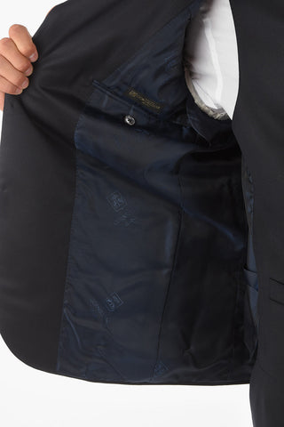 center vent notch lapel CERIM.ACADEMY 3 piece waistcoat suit
