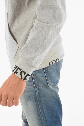 Solid Color 2 Pockets S-ERGEY Hoodie