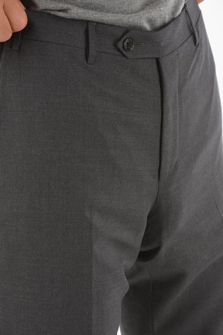 Extrafine Virgin Wool LEADER Suit with Notch Lapel