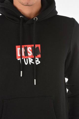 UPCYCLING Printed S-GIRK-HOOD Fleece Hoodie