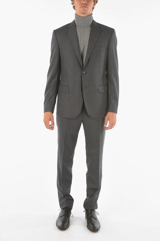 CC COLLECTION Silk and Virgin Wool Pinstriped REWARD Suit