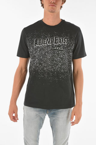 T-Shirt Girocollo T-JUST in Cotone con Stampa