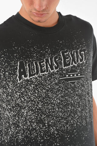 T-Shirt Girocollo T-JUST in Cotone con Stampa