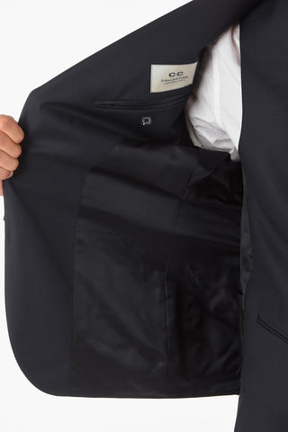 CC COLLECTION abito tre pezzi con gilet CERIM.RESET due spacchi revers classico