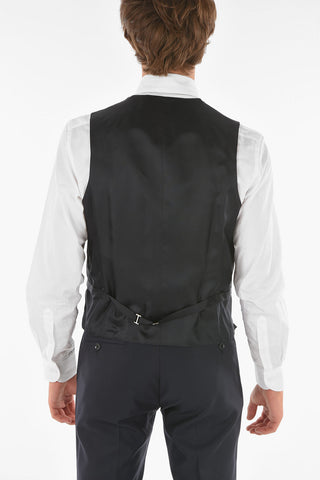 CC COLLECTION abito tre pezzi con gilet CERIM.RESET due spacchi revers classico