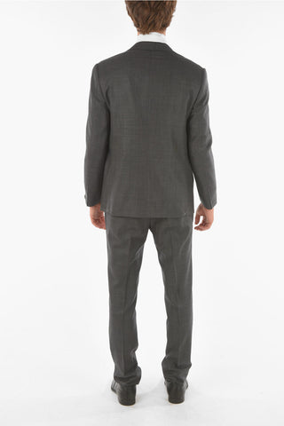 virgin wool side vents ACADEMY 2-button suit