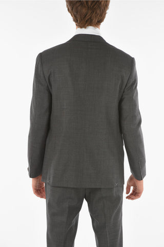 virgin wool side vents ACADEMY 2-button suit