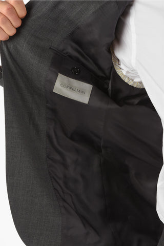virgin wool side vents ACADEMY 2-button suit