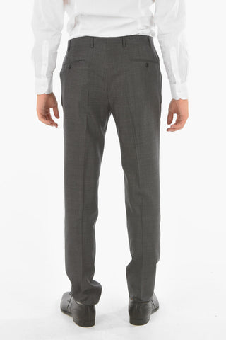 virgin wool side vents ACADEMY 2-button suit