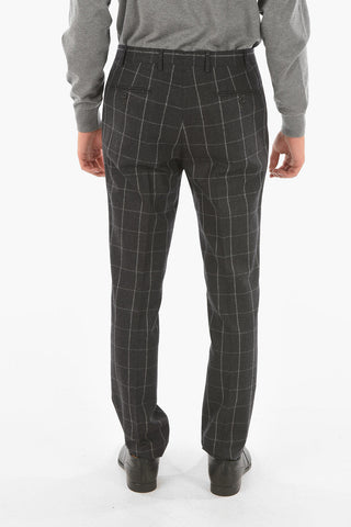 Abito ACADEMY in Motivo a Quadri Windowpane con Revers Classico