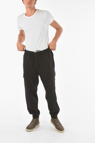 solid color wool pants