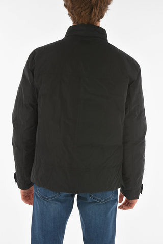 ZZEGNA hidden closure padded jacket