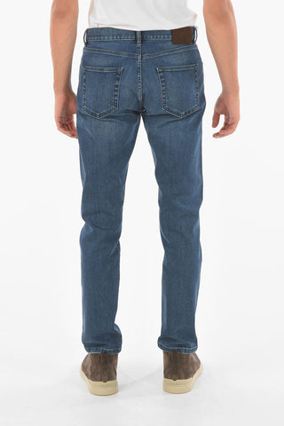 17cm stretch denim narrow fit jeans
