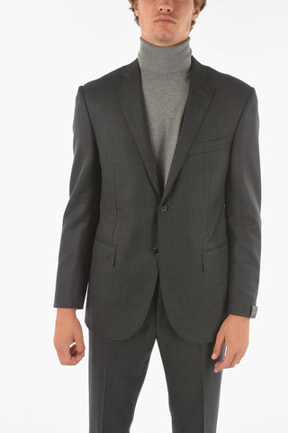 Extrafine Virgin Wool ACADEMY Suit with Notch Lapel