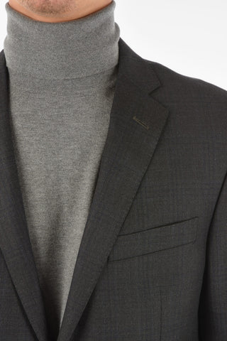 Extrafine Virgin Wool ACADEMY Suit with Notch Lapel