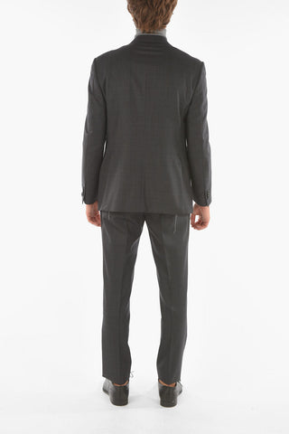 Extrafine Virgin Wool ACADEMY Suit with Notch Lapel