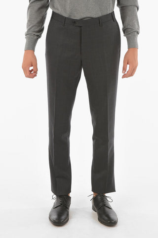 Extrafine Virgin Wool ACADEMY Suit with Notch Lapel