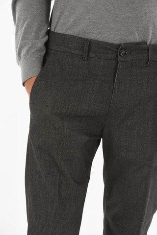 belt loops solid color MARAIS.S. pants