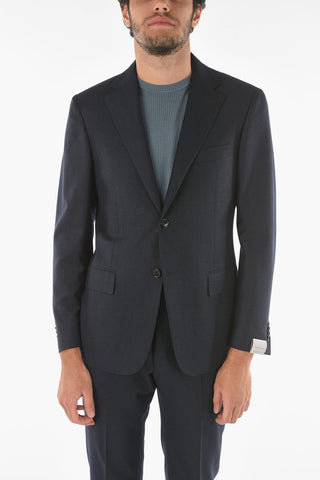 tattersall check virgin wool MANTUA belt loops suit drop 6R