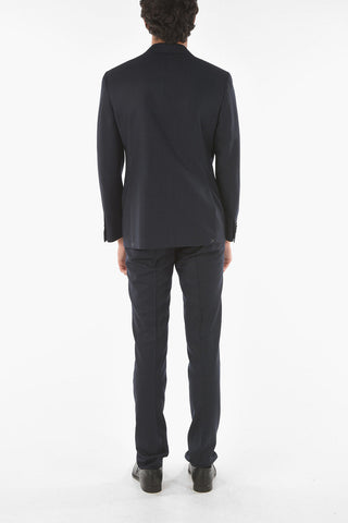 tattersall check virgin wool MANTUA belt loops suit drop 6R