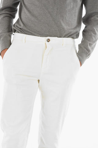 Pantaloni MARAIS.L. in velluto a coste e tasche con aletta