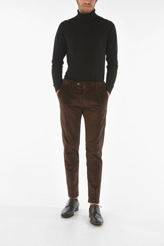single pleat corduroy RAVAL1P.L. pants