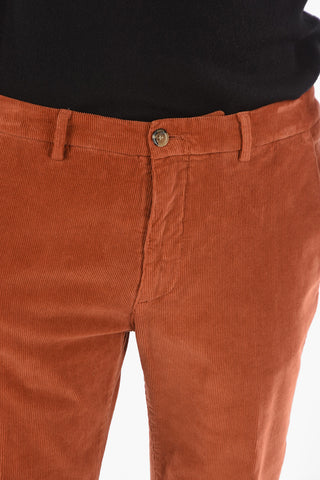 Pantaloni chino MARAIS.L. in velluto a coste