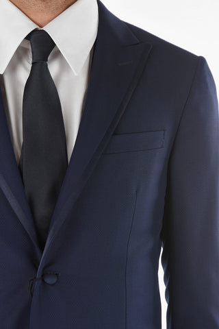 3 Piece CERIMONIA RESET Suit with Satin Lapel