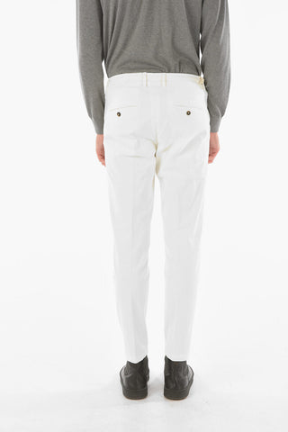 Single-pleated S.MITTE Corduroy Chino Pants with Waist Drawstring