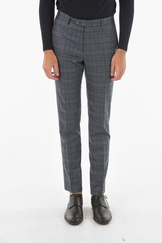 Abito GATE in Misto Lana Vergine con Motivo Glen Check e Revers Classico