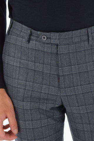 Abito GATE in Misto Lana Vergine con Motivo Glen Check e Revers Classico
