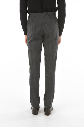 windowpane check virgin wool notch lapel MANTUA 2-button suit drop 6R