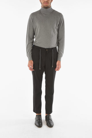 single pleat virgin wool MITTE pants